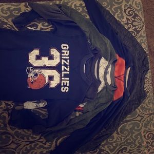 Bundle of boys long sleeve shirts size 6-7